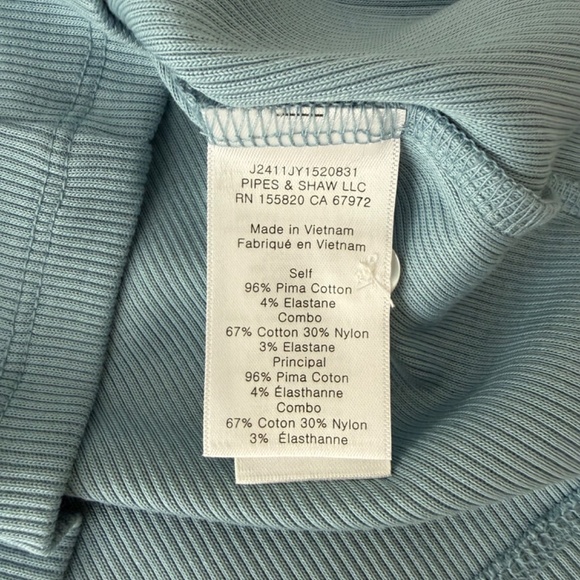 NEW! Veronica Beard Coralee Puff Sleeve Top Sea Glass Blue Size XS - $198 - Picture 8 of 14